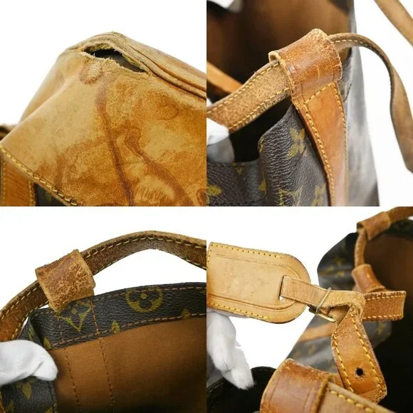 LOUIS VUITTON LV Randonnee GM Shoulder Bag Monogram Leather Brown M42244 62YH402 - Picture 11 of 15